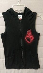 Rock Steady Burning Heart Hooded Top